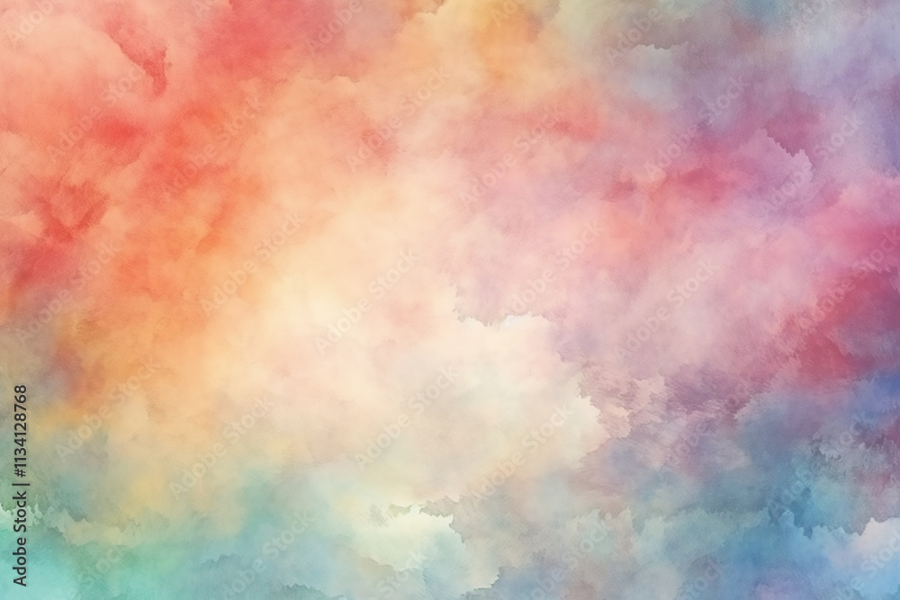 Obraz premium A vibrant watercolor background template, providing a visually appealing canvas for creative text placement abstract painting background or texture marble texture.