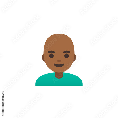 Bald Person Emoji
