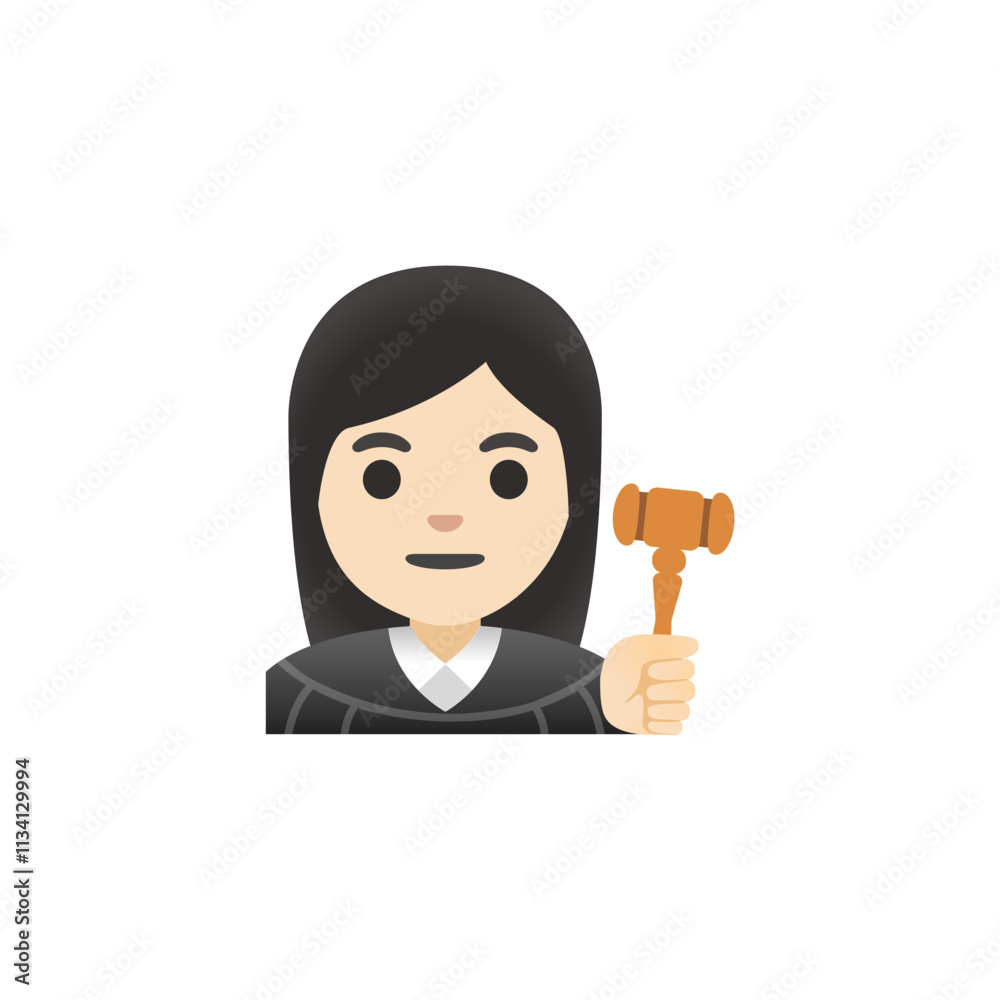 Woman Judge Emoji
