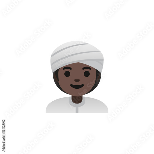 Person Wearing Turban Emoji
