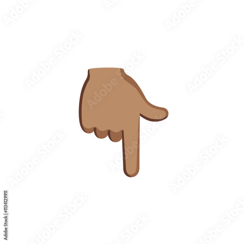 Backhand Index Pointing Down Emoji
