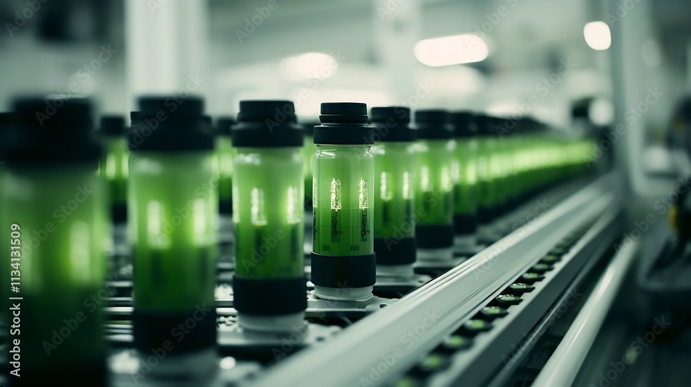 Automated assembly line charging lithium ion battery cells for sustainable energy storage and power supply solutions Industrial manufacturing process of high tech electronic components Automated assembly line charging lithium ion battery cells for sustainable energy storage and power supply solutions Industrial manufacturing process of high tech electronic components
