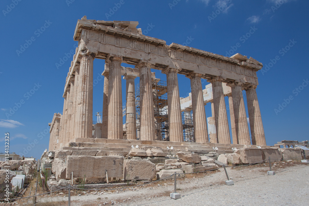 Acropolis, the most famous citadel in the world on the hills of Athens, Greece, Europe Acropolis, the most famous citadel in the world on the hills of Athens, Greece, Europe