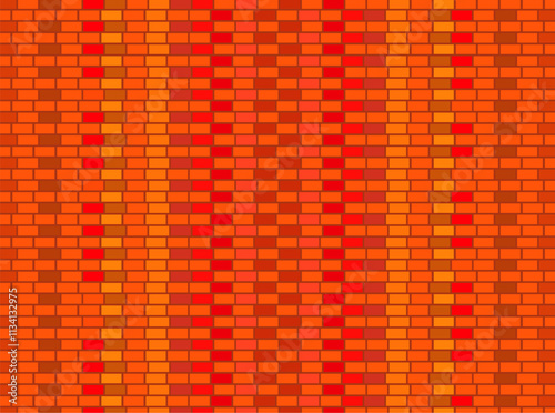 colorful brick wallpaper design