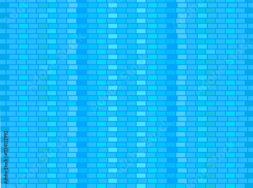 colorful brick wallpaper design
