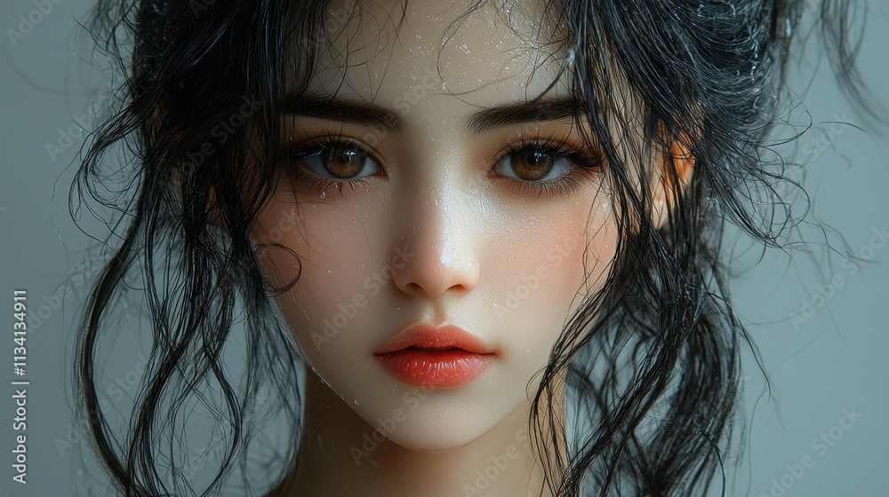 Portrait of a beautiful woman. Portrait of a beautiful woman.