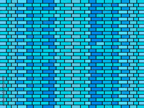 colorful brick wallpaper design