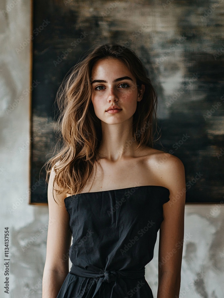 A poised woman in a minimalist studio embodies emotional independence, showcasing strength and resilience through her confident demeanor. A poised woman in a minimalist studio embodies emotional independence, showcasing strength and resilience through her confident demeanor.