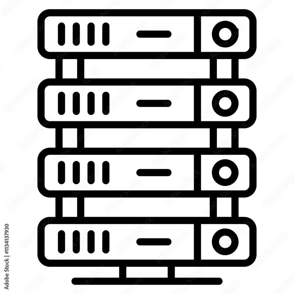 server single icon server single icon