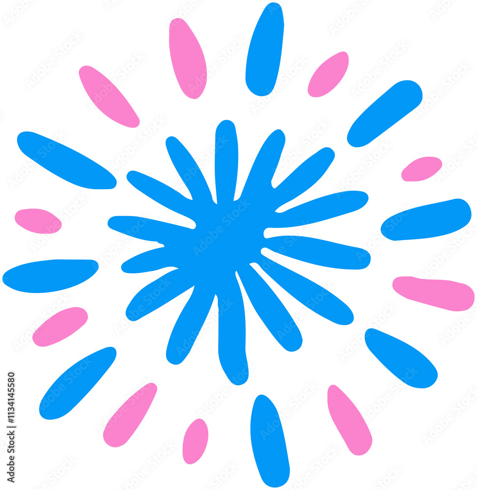 Fototapeta premium Japan Firework Pattern icon 