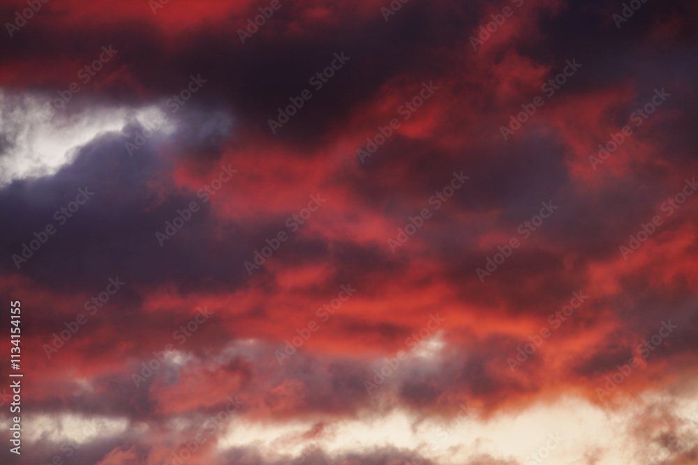 Drama in the Predawn Sky - A tranquil morning sky becomes illuminated by the approaching sunrise’s fiery hues of blood red and vibrant orange, creating a dramatic cloudscape. Drama in the Predawn Sky - A tranquil morning sky becomes illuminated by the approaching sunrise’s fiery hues of blood red and vibrant orange, creating a dramatic cloudscape.