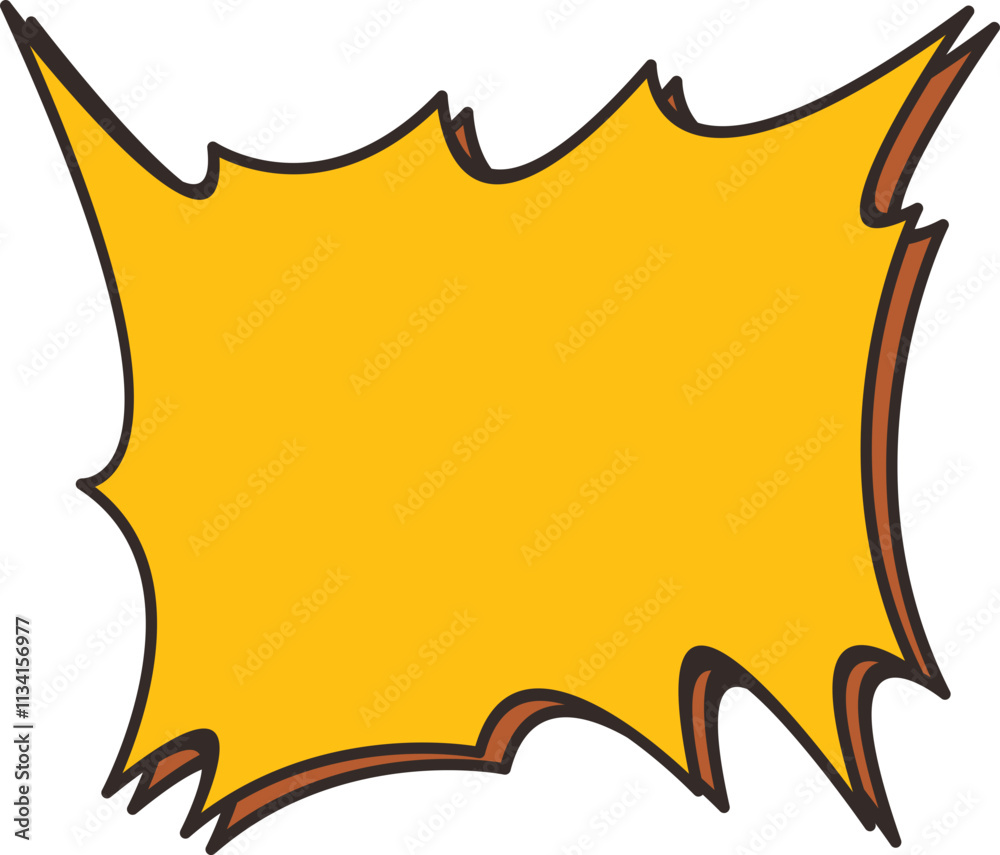 Cartoon Effect Shape Element Cartoon Effect Shape Element