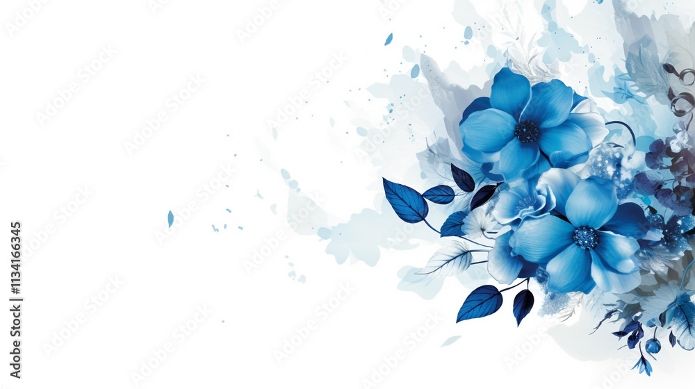 Blue statice, soft blooms, close up, cool and calming, Double exposure silhouette with ocean breeze Beautiful Blue Hydrangeas on White Background
Blue statice, soft blooms, close up, cool and calming, Double exposure silhouette with ocean breeze Beautiful Blue Hydrangeas on White Background