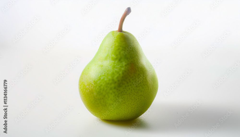 pear on white background
