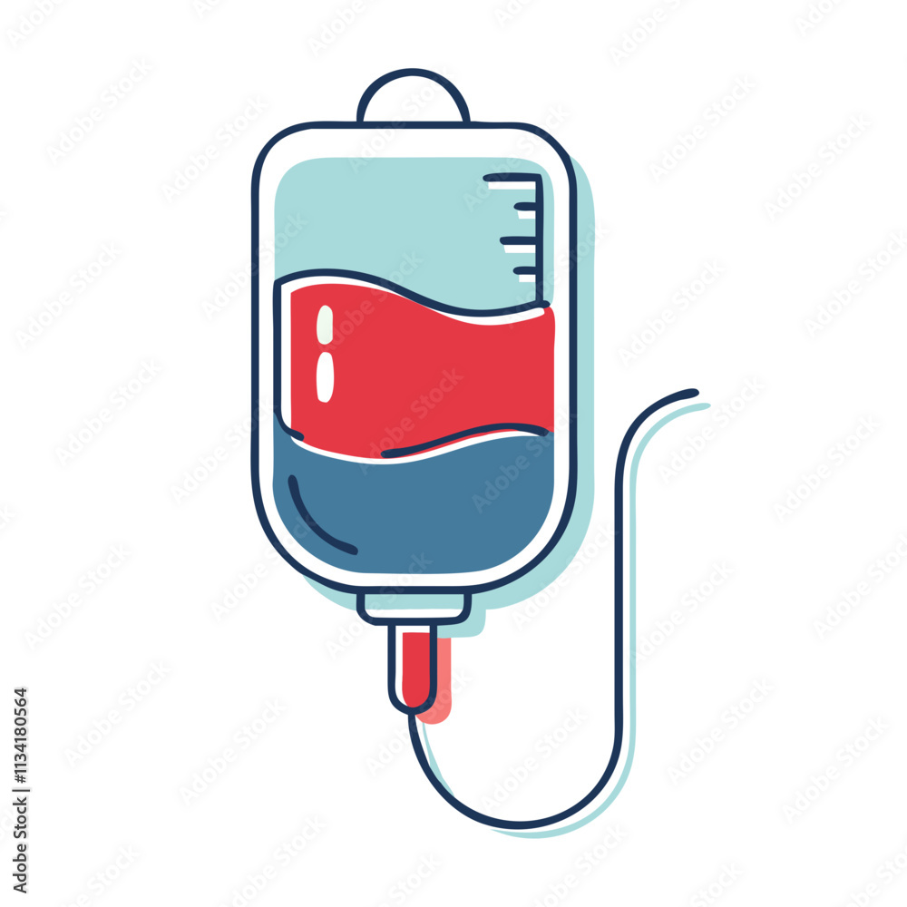 IV Bag Icon: Simple, clean illustration of an intravenous (IV) bag, perfect for medical websites, presentations, or educational materials. IV Bag Icon: Simple, clean illustration of an intravenous (IV) bag, perfect for medical websites, presentations, or educational materials.
