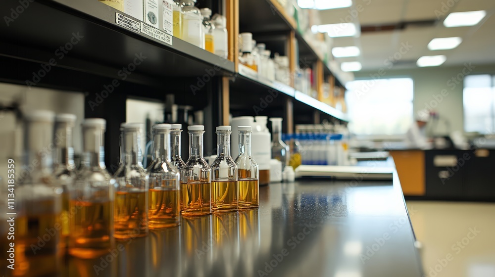 Scientific research lab chemical experiments laboratory environment close-up view innovation in science and technology Scientific research lab chemical experiments laboratory environment close-up view innovation in science and technology