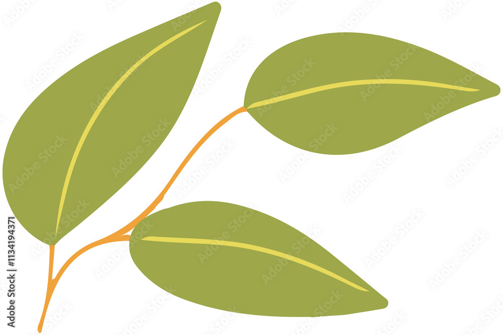 Fototapeta premium Fallen Leaves Icon 