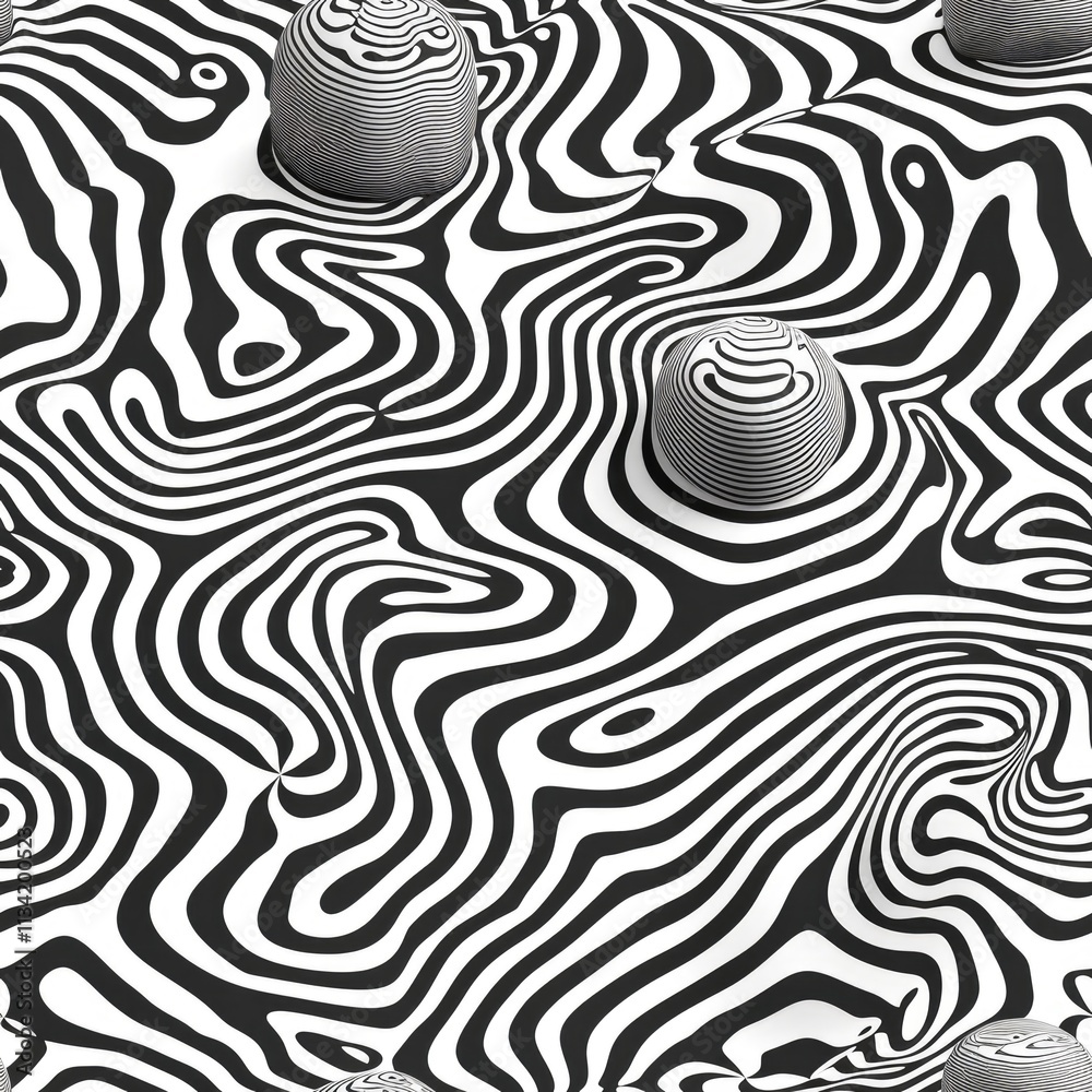 Naklejka premium coloring books for children, very basic geometric patterns, satisfying wavy line patterns, no detail, simple line art, clean and minimalistic lines, bright white