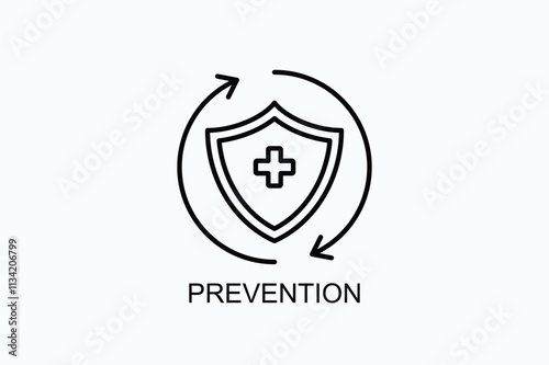 Prevention Vector, Icon Or Logo Sign Symbol Illustration 