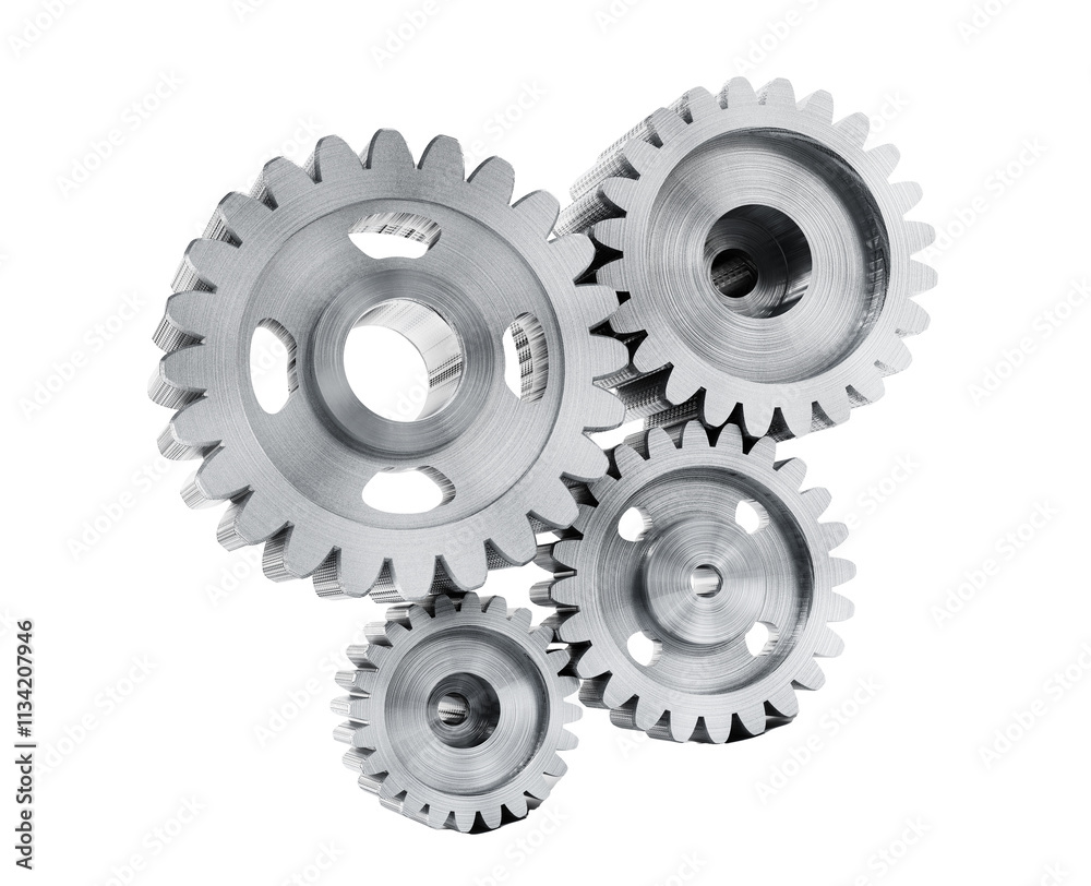 Gears isolated on transparent background Gears isolated on transparent background
