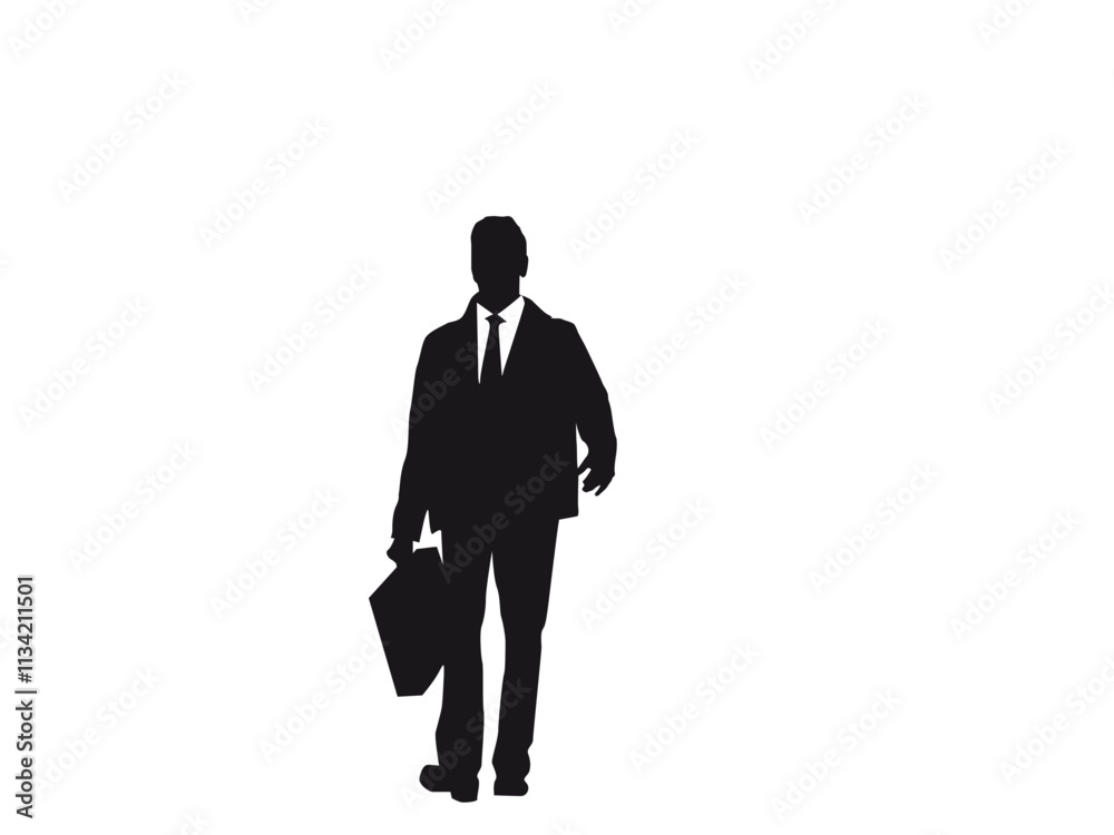 Sketch of a businessman with expression Sketch of a businessman with expression