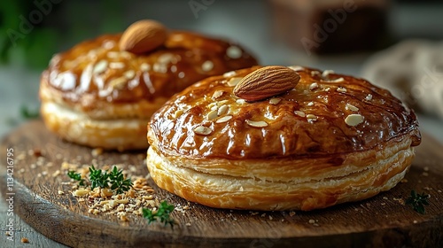 gevulde koeken almond-filled pastries dutch sweets photo