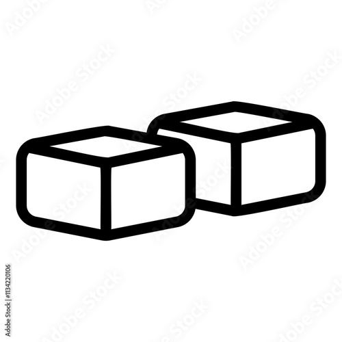 tofu Line Icon