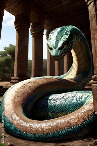 snake in the park