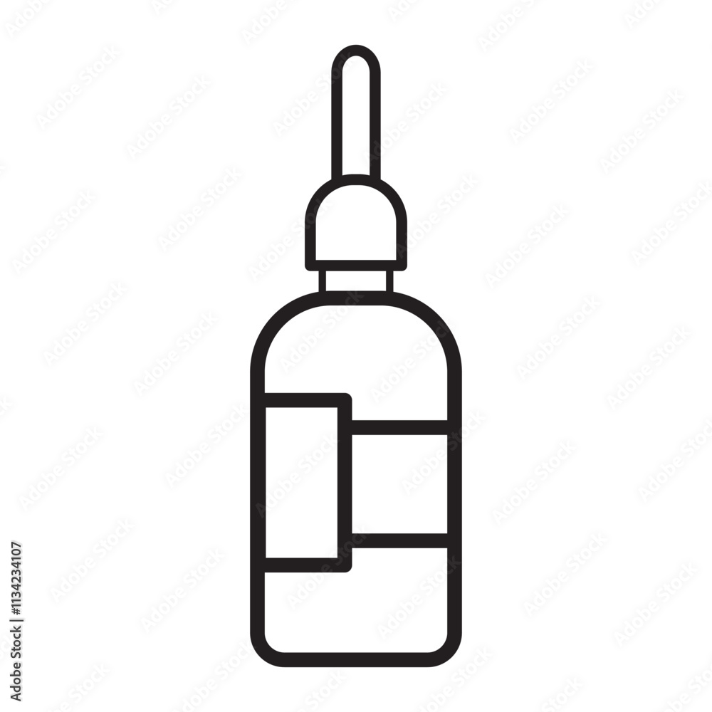 Eye Drops Icon for Vision Care & Medication – High-Quality Vector Graphic Eye Drops Icon for Vision Care & Medication – High-Quality Vector Graphic