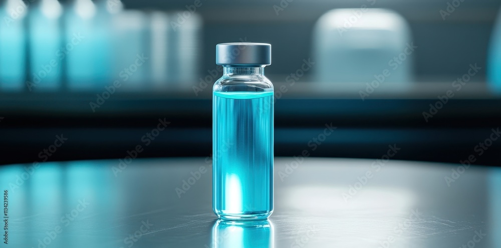 A glowing vial of pure liquid on a dark surface, casting mesmerizing reflections and enchanting colors. A glowing vial of pure liquid on a dark surface, casting mesmerizing reflections and enchanting colors.