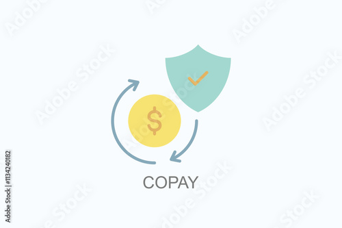 Copay Vector, Icon Or Logo Sign Symbol Illustration 