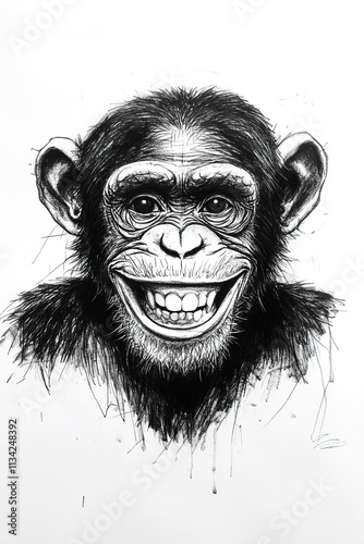 Wallpaper Mural portrait of a sketch of a Animal Torontodigital.ca