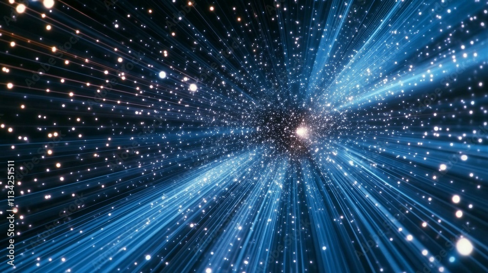 Abstract Space Tunnel. Abstract Space Tunnel.