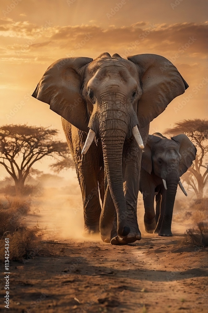 Fototapeta premium elephant 