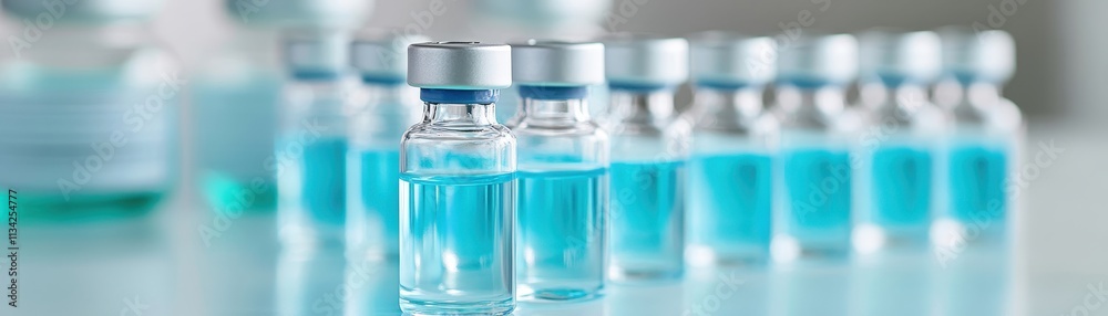 Pristine pharmaceutical lab showcasing sterile equipment and a clean, organized workspace for advanced research. Pristine pharmaceutical lab showcasing sterile equipment and a clean, organized workspace for advanced research.