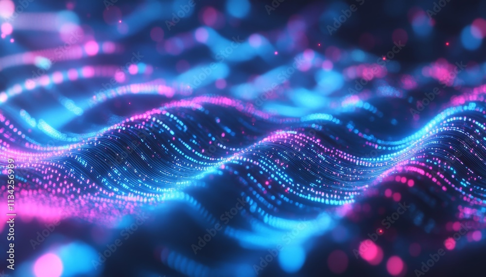 Abstract Digital Waves. Abstract Digital Waves.