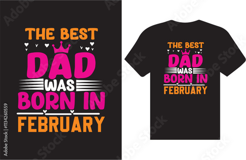 Awsome unick dad t-shirt design vector quotes lettering t shirt design for print; 100% original eps vector file