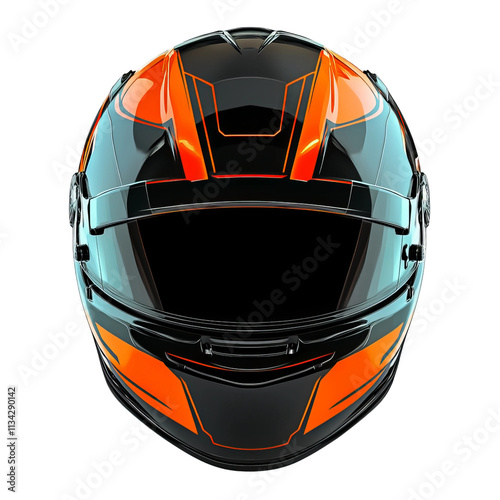 helmet on a black background