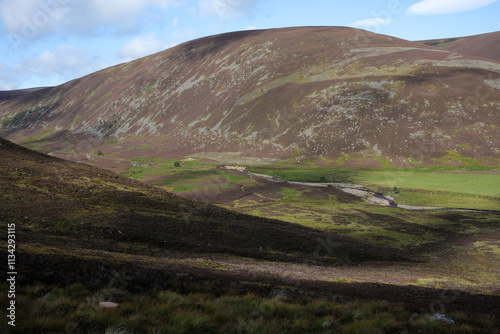 Hiking trail to Mount Keen from  Glen Tanar - Aberdeenshire - Scotland - UK photo