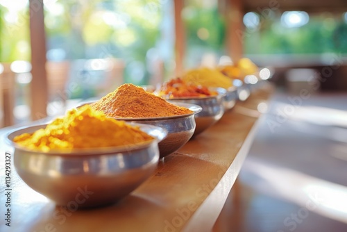Vegan food baked eggplant served with boiled quinoa close-up on a plate. horizontal. Beautiful simple AI generated image