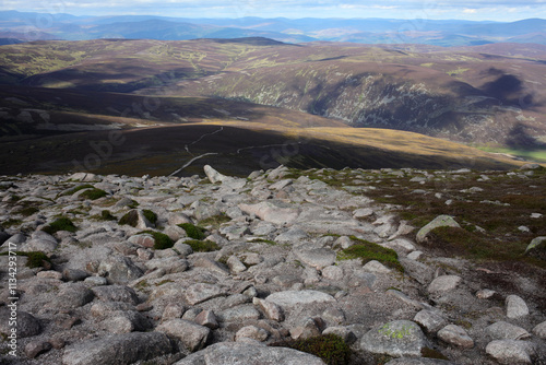 Hiking trail to Mount Keen from  Glen Tanar - Aberdeenshire - Scotland - UK photo