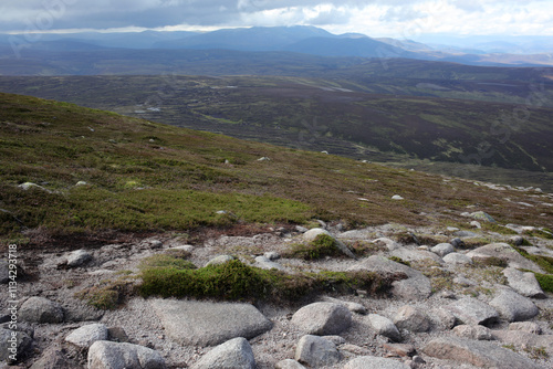 Hiking trail to Mount Keen from Glen Tanar - Aberdeenshire - Scotland - UK