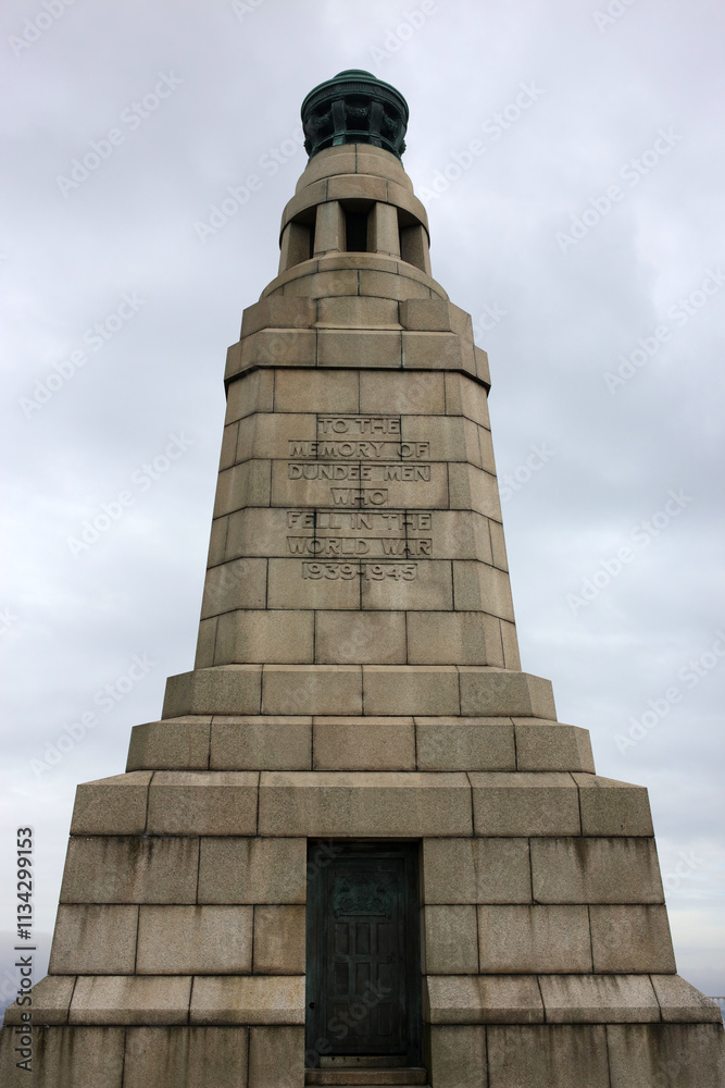 Memorial at Dundee Law - Dundee - Tayside - Scotland Memorial at Dundee Law - Dundee - Tayside - Scotland