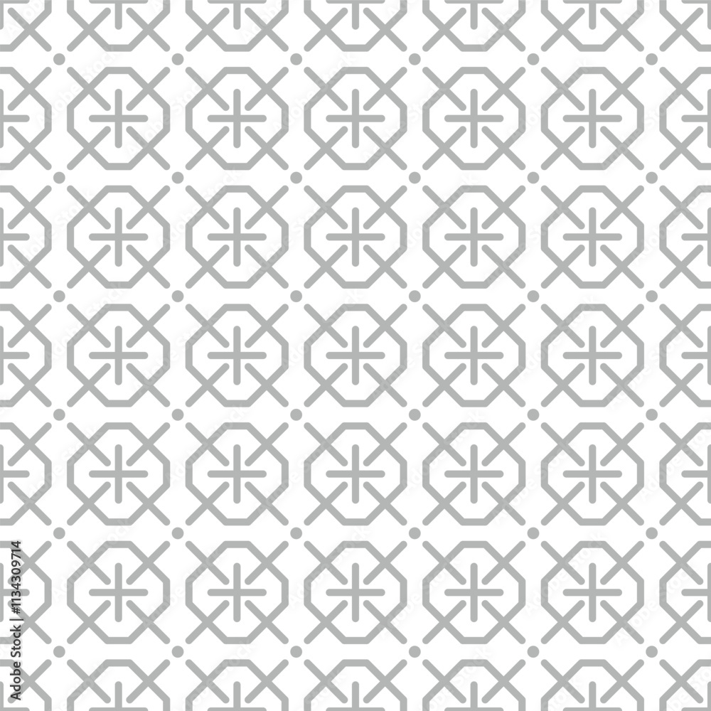 Abstract seamless pattern. Ornamental floral damask ornate background. Vector illustration.