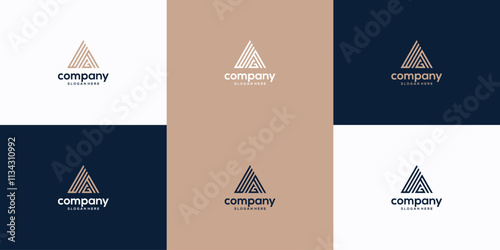 letter wfg tryangel logo