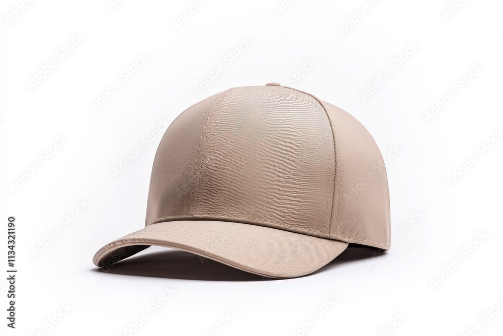 Clean solid-color snap-back cap mock up for showcasing custom designs Clean solid-color snap-back cap mock up for showcasing custom designs