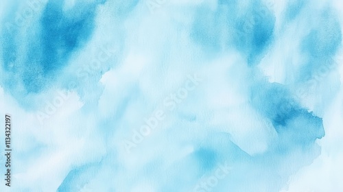 watercolor light blue background texture hand painted watercolour bright turquoise abstract backdrop