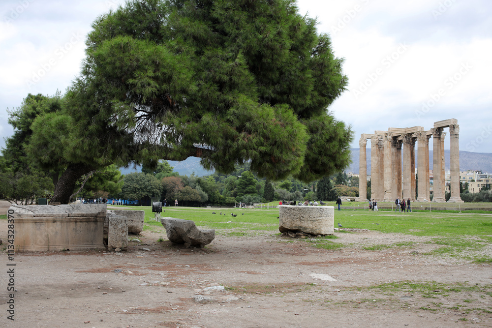 Temple of Olympian Zeus - Athen - Greece