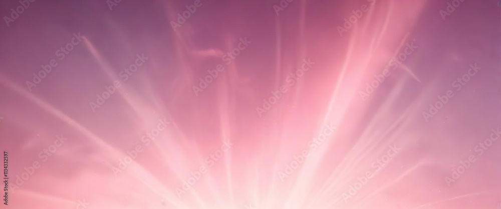 Obraz premium Soft pink gradient background with intricate rays extending upwards, pastel, abstract, artistic