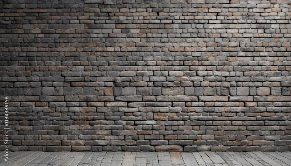 Distressed gray brick wall with a rough-hewn texture , somber, natural, rough-hewn Distressed gray brick wall with a rough-hewn texture , somber, natural, rough-hewn
